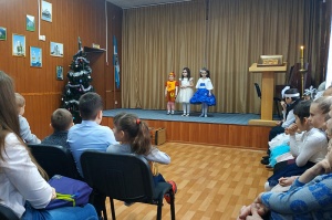 Детский рождественский праздник прошёл в «Ковчеге»