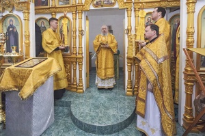 Епископ Гедеон вознёс сугубые молитвы о Предстоятеле Русской Церкви