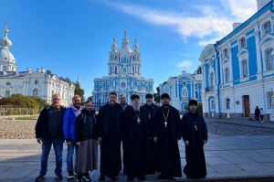 Георгиевские паломники посетили православные храмы Санкт-Петербурга