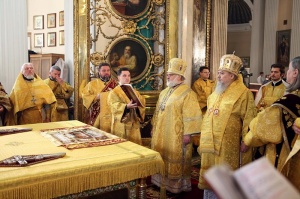 Епископ Гедеон принял участие в праздновании дня памяти перенесения мощей святого Александра Невского