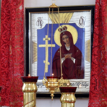 Первообраз Свято-Крестовской иконы в Казанском храме г. Будённовска