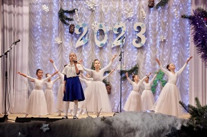 Юные прихожане собрались на Рождественский бал в г. Георгиевске