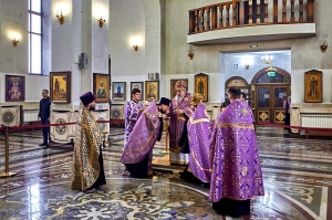 В Георгиевском соборе почтили память сорока Севастийских мучеников