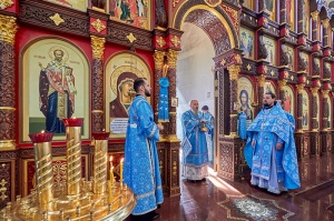 Епископ Гедеон возглавил богослужения Субботы Акафиста