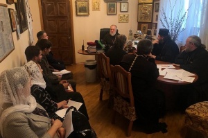 Представитель Георгиевской епархии принял участие в заседании отдела по взаимодействию с казачеством Ставропольской епархии