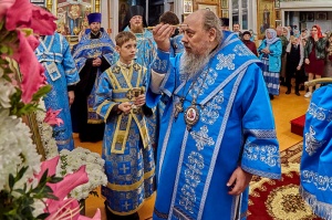 Епископ Гедеон возглавил всенощное бдение в храме Казанской иконы Божией Матери города Будённовска